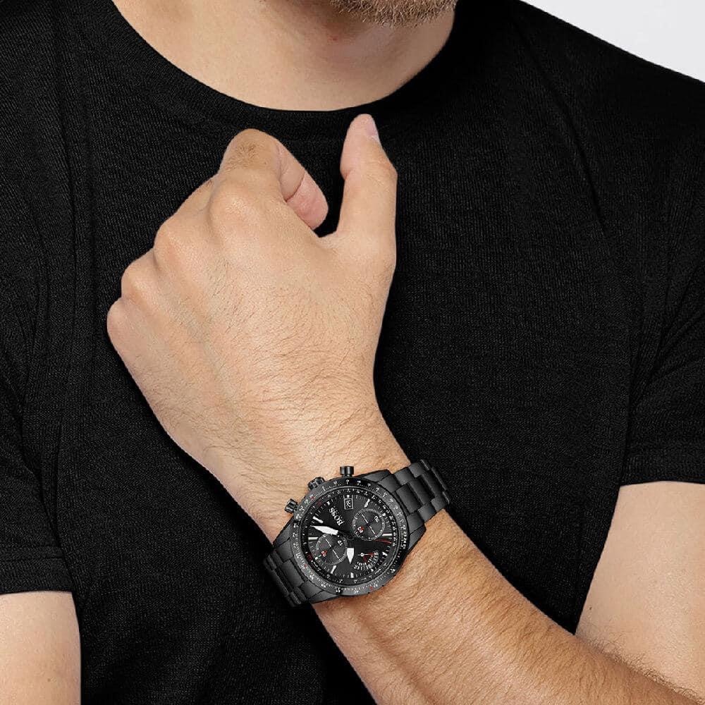 HB1513854- Hugo Boss Men’s Pilot Edition Chrono Quartz Watch